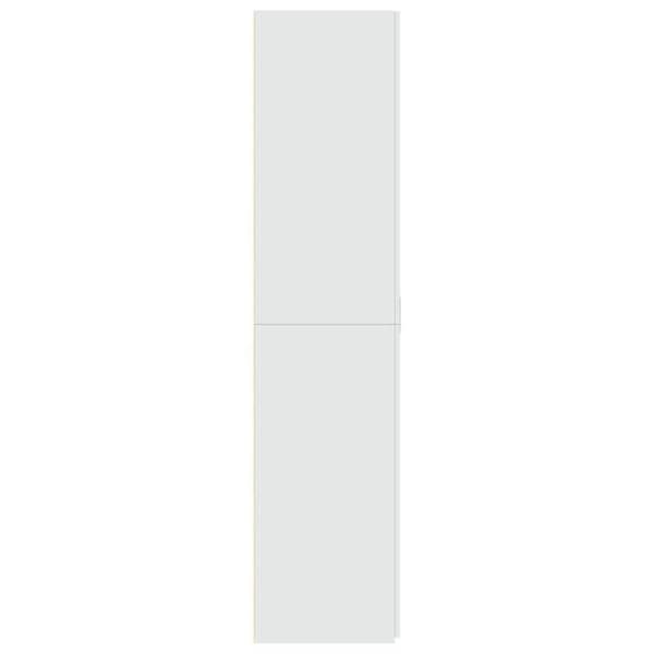 Maison Exclusive - Buffé hög vit 80x42,5x185 cm ingenjörsträ