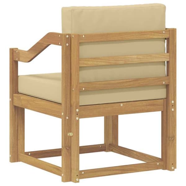 Maison Exclusive - Valkoinen ja beige polyesterista valmistettu ulkokaluste