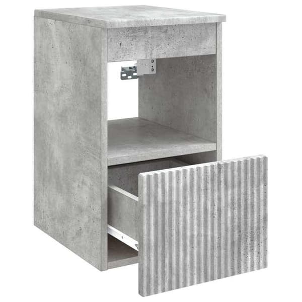Maison Exclusive - Badeværelsesskab Grå beton 30 x 41 x 50 cm
