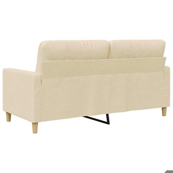 Maison Exclusive - 2-paikkainen sohva, kerma 140 cm kangas