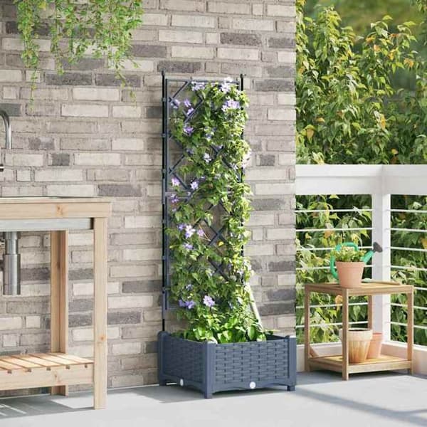Maison Exclusive - Havekrukke Lys grå 40 x 40 x 125,5 cm PP