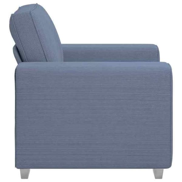 Maison Exclusive - Sininen nojatuoli sohva 100x77x82 cm samettikankaasta