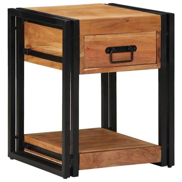 Maison Exclusive - Natbord 2 stk Brun 40 x 40 x 50 cm