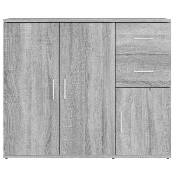 Buffet - EKSKLUSIVT HUS - Sonoma - grå - 91 x 29,5 x 75 cm - Ingeniørtræ grå
