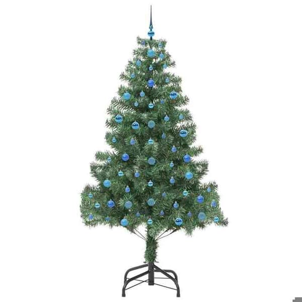 Juletræ - EKSKLUSIV HUS - PVC - 210 cm - Grøn - LED USB 5V Grön
