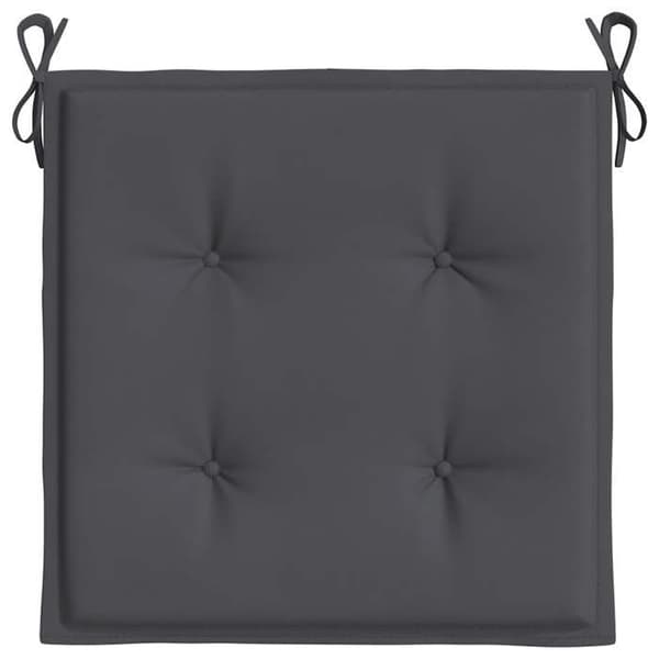Maison Exclusive - Trädgårdsstolskuddar set om 2 antracit 40x40x3 cm