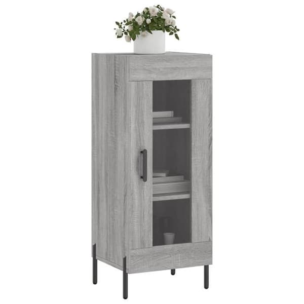 Maison Exclusive - Buffet Sonoma grå 34,5x34x90 cm Ingeniørtræ Grå