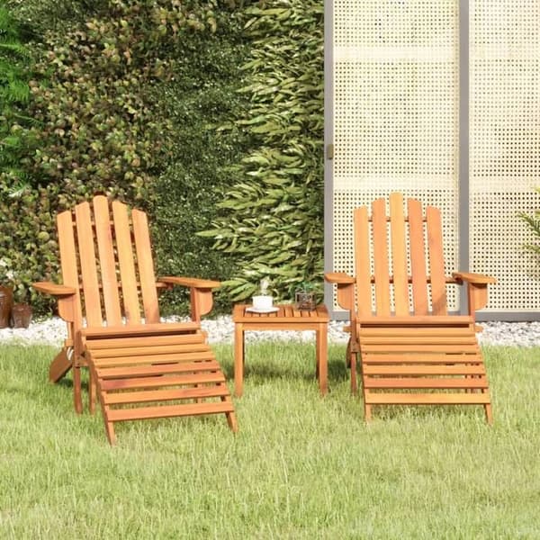 Maison Exclusive - Adirondack havemøbel sæt 3 dele i solid akacietræ