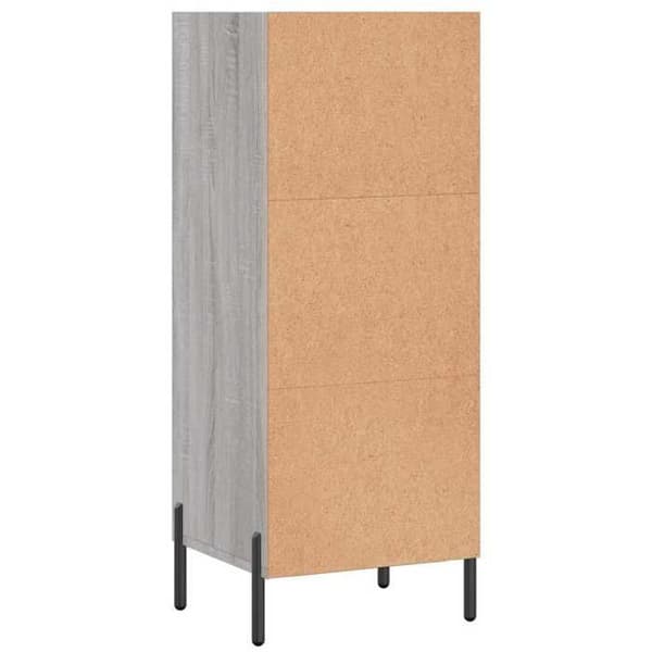 Maison Exclusive - Buffet sonoma grå 34,5x32,5x90 cm ingeniørtræ Sonoma grå