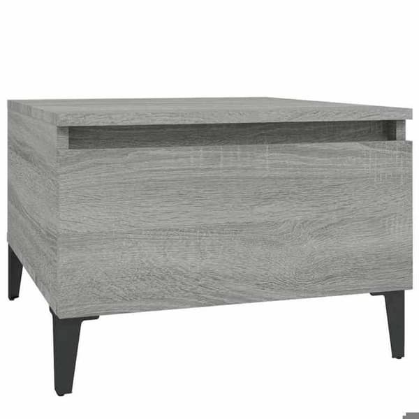 Maison Exclusive - Sidobord Sonoma grå 50x46x35 cm Ingenjörsträ Grå (Sonoma)