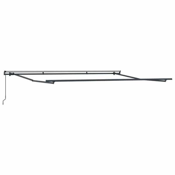 Maison Exclusive - Fällbart tak i grön och vit 450 × 350 cm