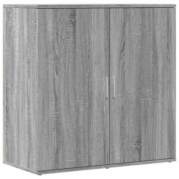 Maison Exclusive - Buffeter 2 stk sonoma grå 79x38x80 cm ingeniørtræ