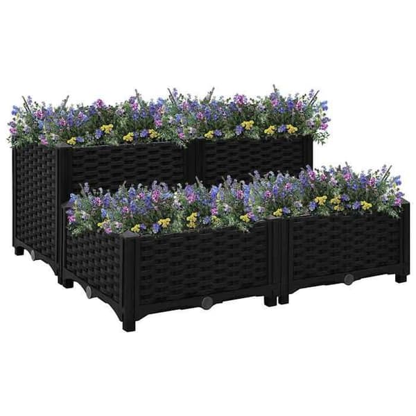 Maison Exclusive - Hög säng 80x80x38 cm Polypropylen