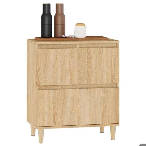 Maison Exclusive - Buffé Ek sonoma 60x35x70 cm Ingenjörsträ