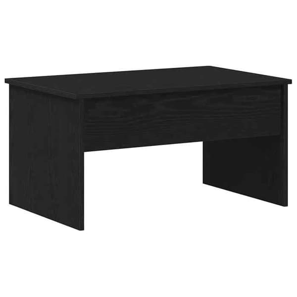 Soffbord - EXKLUSIV HEM - 80 x 50,5 x 41,5 cm - Ingenjörsträ - Rektangulär - Lätt att montera svart ek