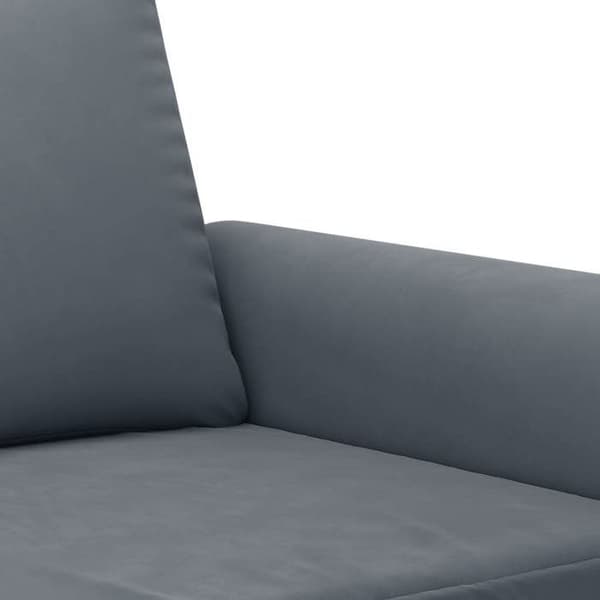 Maison Exclusive - 2 kpl sohvasetti tummanharmailla samettityynyillä