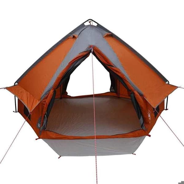 Maison Exclusive - Teepee Telt til 4 Personer Grå og Orange