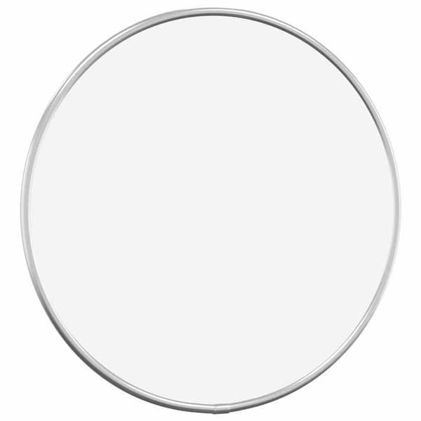 Maison Exclusive - Spegel väggmonterad Silver Ø 30 cm Rund