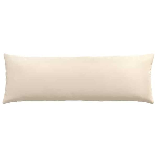 Sofa puder - EKSKLUSIV HUS - 120 x 40 cm - Sæt 2 - Beige - Polyester med lynlås beige