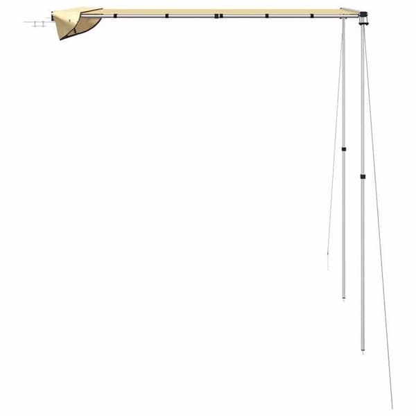 Maison Exclusive - Campingbil och husvagnsmarkis 1,8x2x2,15 m Beige