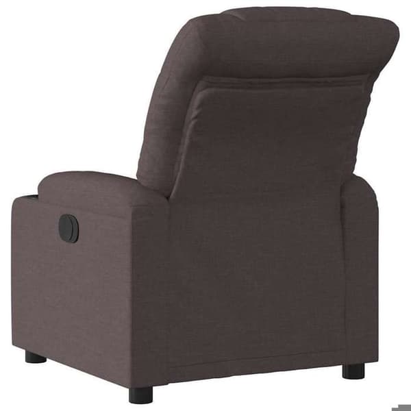 Maison Exclusive - Fällbar fåtölj Mörkbrun Tyg