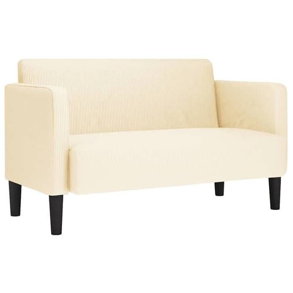 Maison Exclusive - Kermanvärinen 109 cm:n samettinen sohva