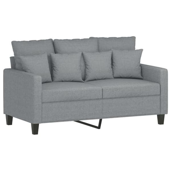 Maison Exclusive - Sæt af 3 sofaer med puder Lys grå Stof