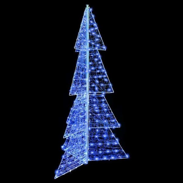 Julgran - EXKLUSIV HEM - 240 LED - Blå - 180 cm - USB-strömförsörjning Blå