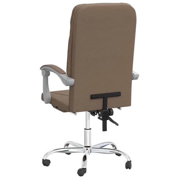 Maison Exclusive - Brun stof kontorstol med vippefunktion brun