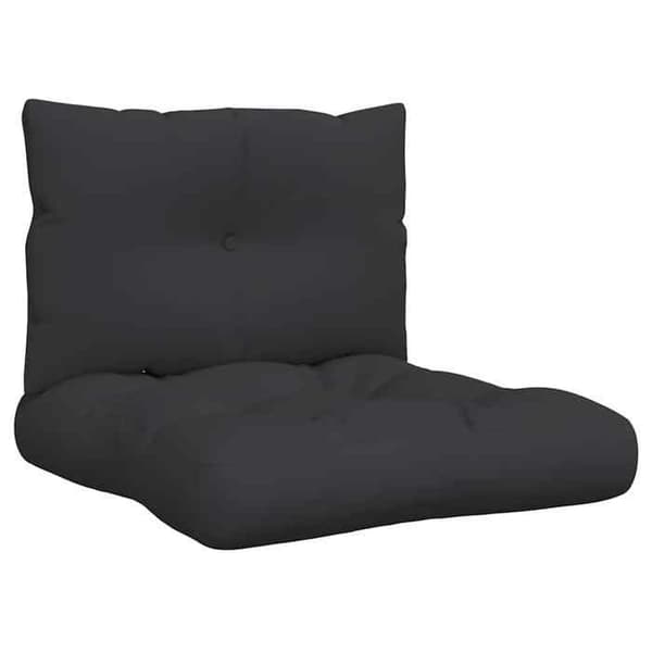 Maison Exclusive - Pallet puder sæt af 2 sort stof