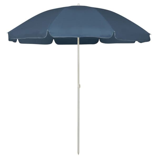Maison Exclusive - Blå strandparasol 240 cm blå