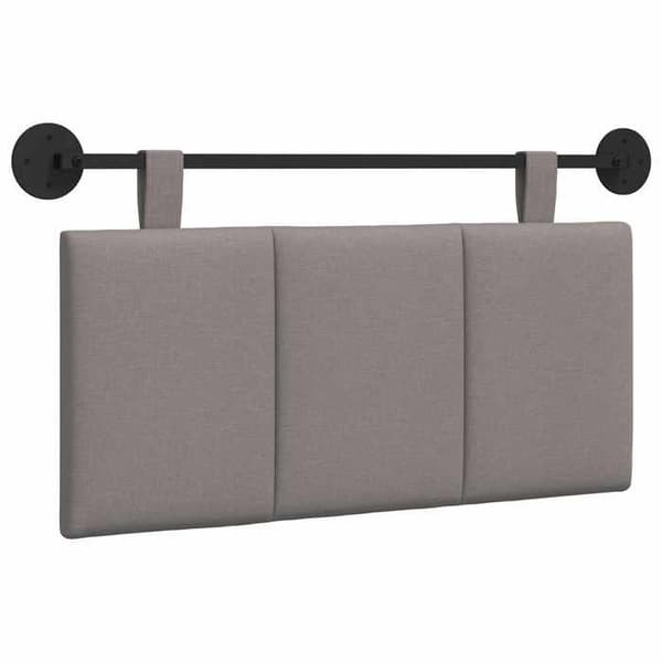 Maison Exclusive - Hängande sänggavel i taupe sammet Taupe (sammet)