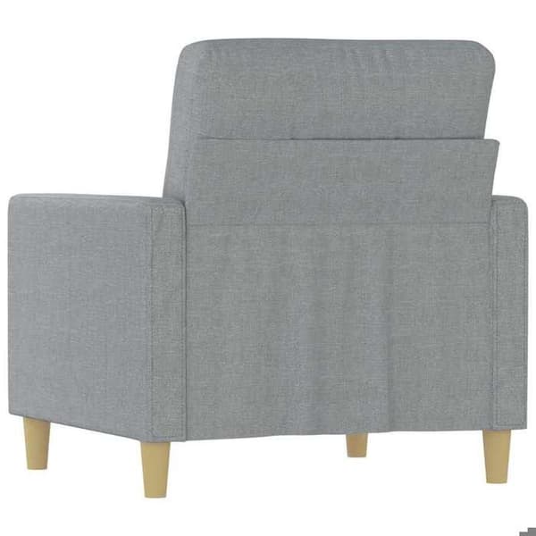 Maison Exclusive - Lys grå stol 60 cm Stof