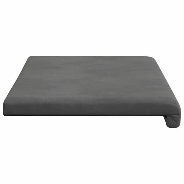 Maison Exclusive - Tummanharmaa samettipenkki tyyny, syvyys 35 cm