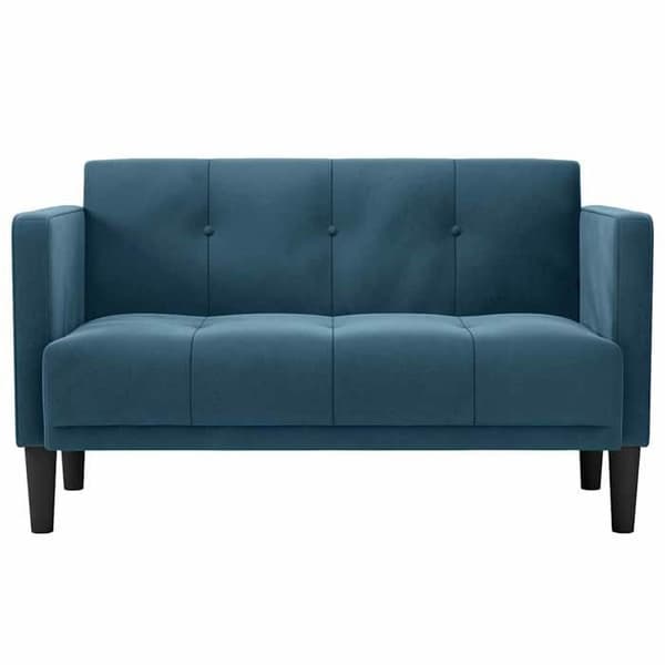 Maison Exclusive - Sofa til to personer blå 111 cm velour