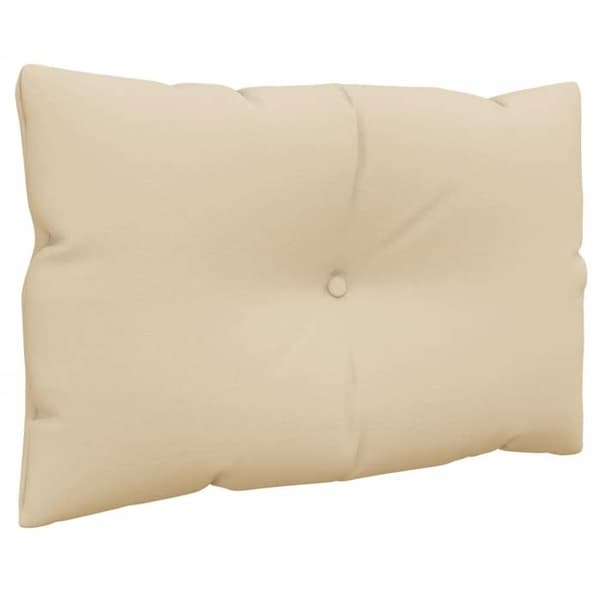 Maison Exclusive - Palettkuddar set om 2 beige tyg beige