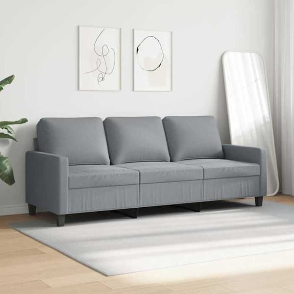 Maison Exclusive - 3-personers sofa Lys grå 180 cm Stof