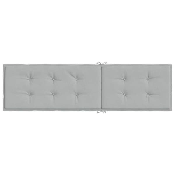 Maison Exclusive - Lys grå blandet liggestolspude (75+105) x 50 x 4 cm