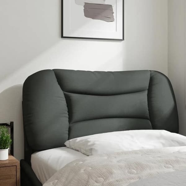 Maison Exclusive - Hovedgærde pude Hvar mørkegrå 90 cm stof