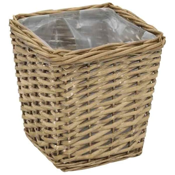 Maison Exclusive - 3 delar Högsängar i Rattan med PE-foder kastanj