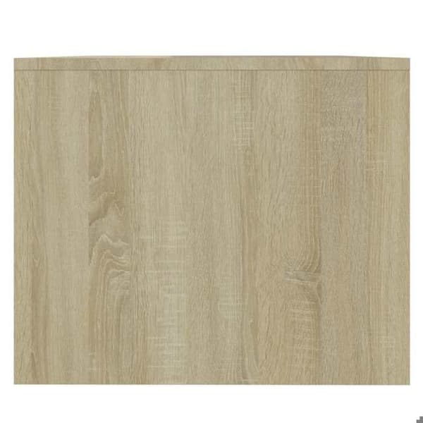 Maison Exclusive - Soffbord ek sonoma 90x50x41,5 cm ingenjörsträ