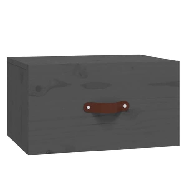 Maison Exclusive - Væghylde i grå 40x29,5x22 cm