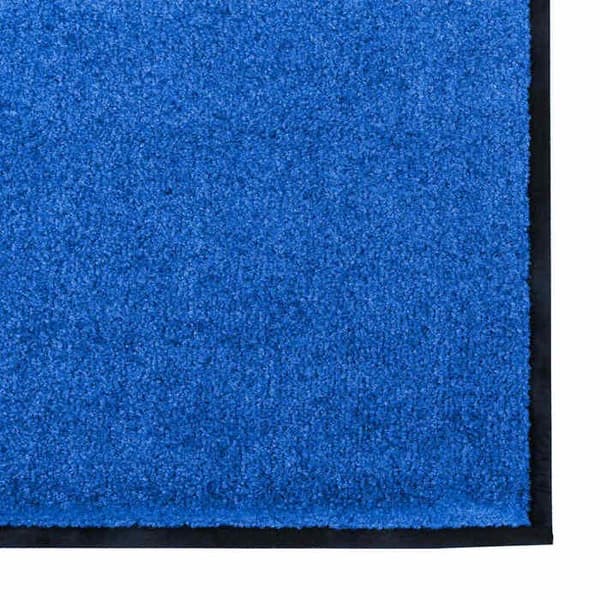 Maison Exclusive - Indgangsmåtte Blå og Sort 120 x 250 cm 100% Polyamid