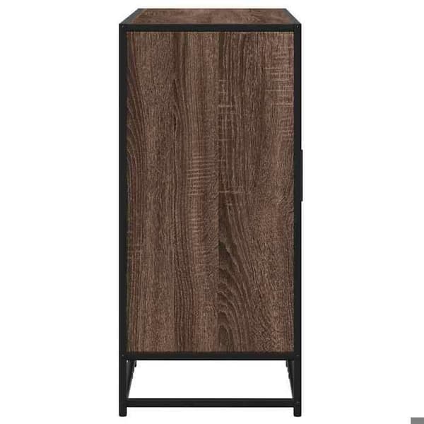 Maison Exclusive - Buffé ek brun 94x35x76 cm ingenjörsträ