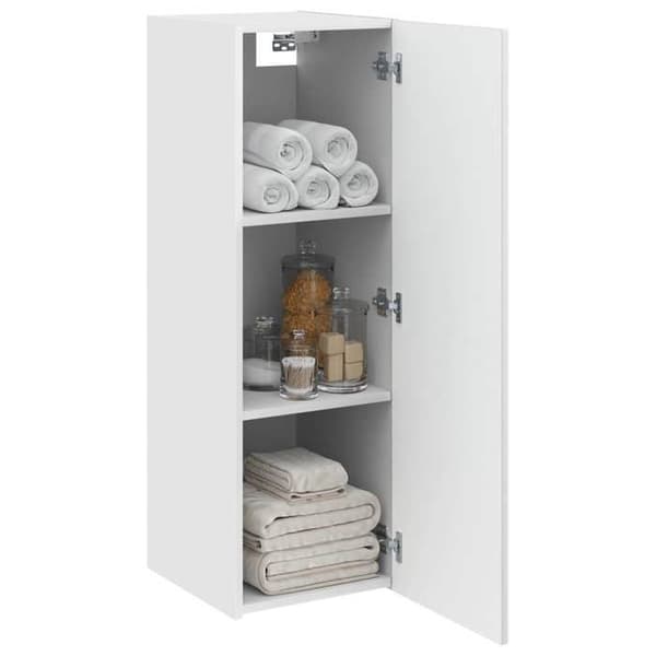 Maison Exclusive - Väggmonterad Badrumsskåp Vit 33 x 34,5 x 100 cm