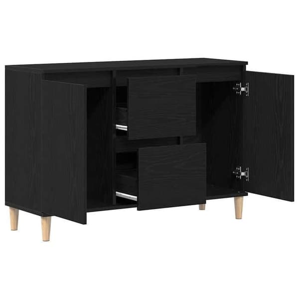 Maison Exclusive - Buffet Sort 102 x 35 x 60 cm Ingeniørtræ Svart