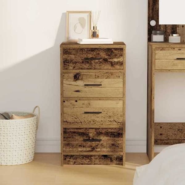 Buffé - EXKLUSIVT HUS - 40 x 41 x 75 cm - Ingenjörsträ - Matt finish - Rymlig förvaring Ej specificerat