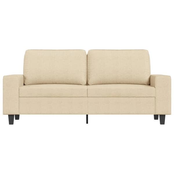 Maison Exclusive - 2-paikkainen sohva, kerma 140 cm kangas