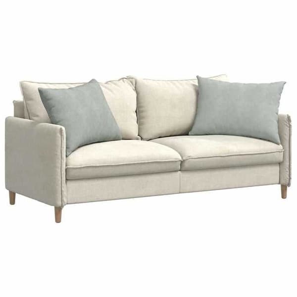 Sofa puder - EKSKLUSIV HUS - Sæt 2 - 70 x 50 cm - Fløjl - Lys grå Ljusgrått
