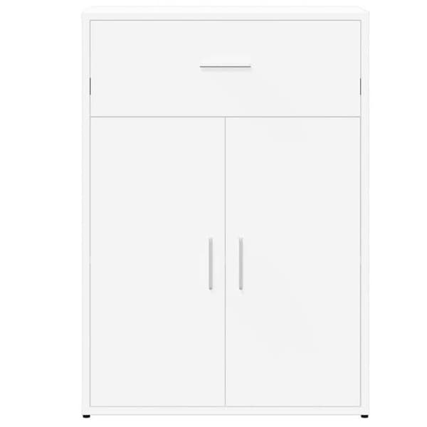 Maison Exclusive - Bufféer 2 st vit 60x30x84 cm ingenjörsträ